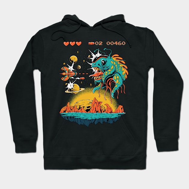 Space Impact Hoodie by Alien Version